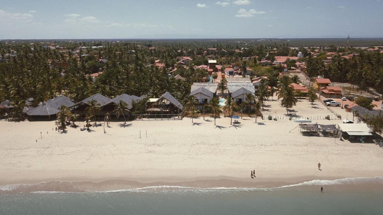 Ap Vila Mar Pe Na Areia Com Vista Para O Mar E Piscina バーハ・グランデ エクステリア 写真